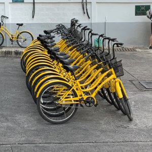 Fietsen in Bangkok