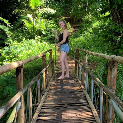 Ubud leke leke waterfall