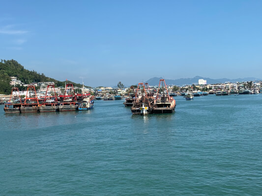 aankomst Cheung Chau