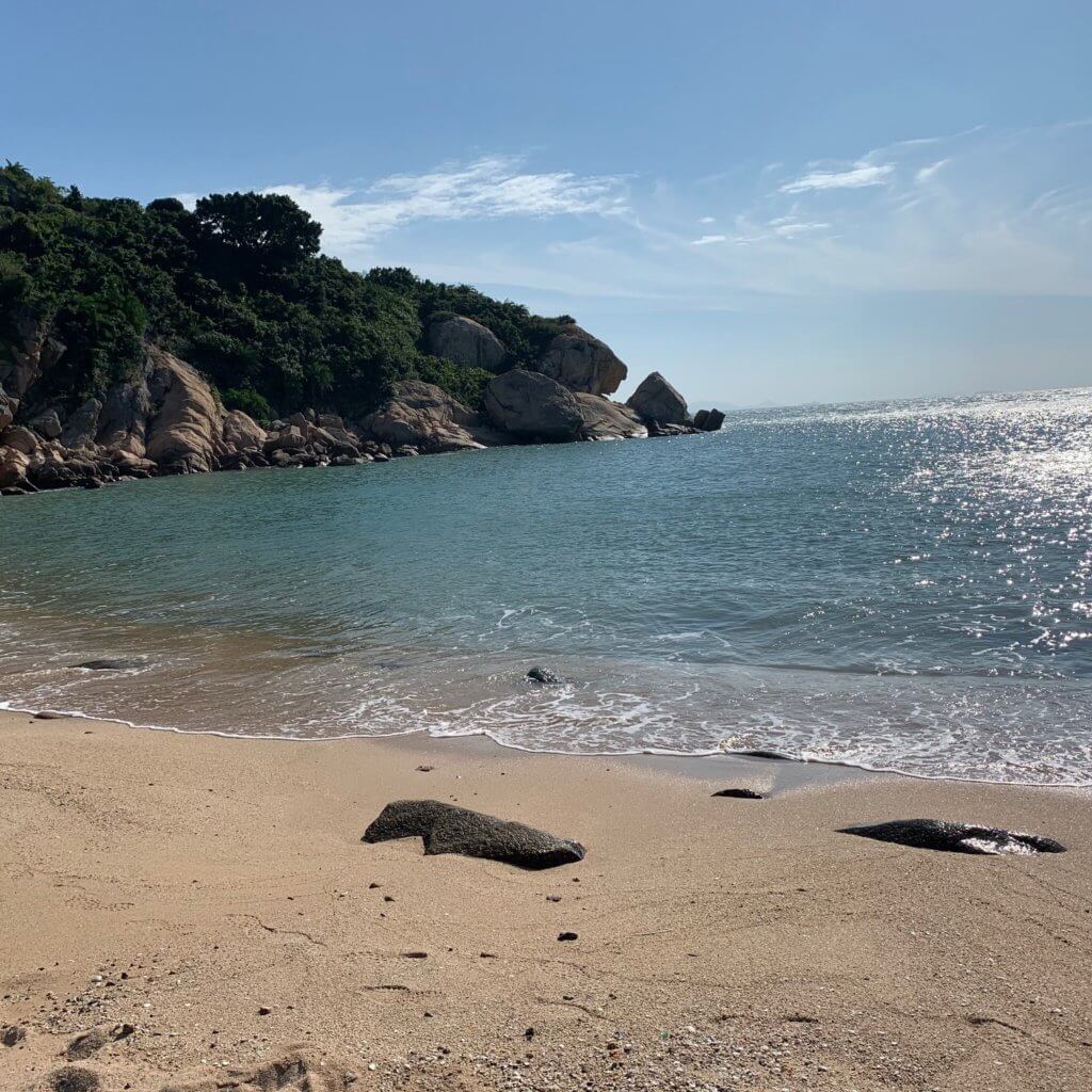 strand van Pak Tso Wan op Cheung Chau