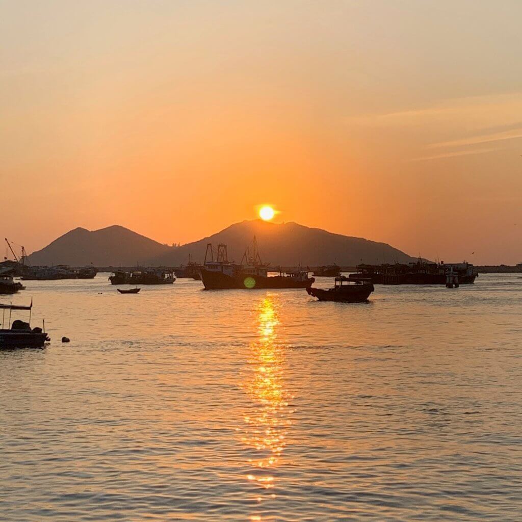 zonsondergang Cheung chau